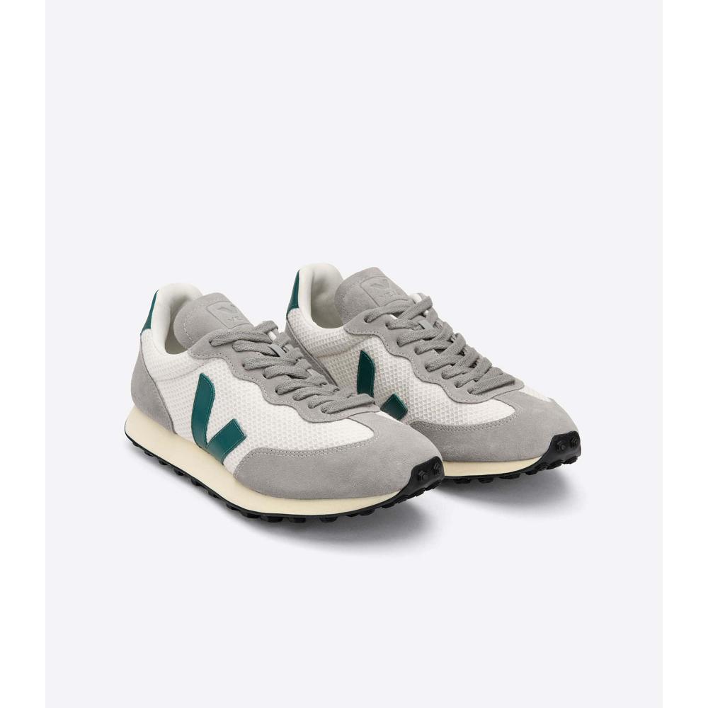 Men's Veja RIO BRANCO HEXAMESH Running Shoes Silver/White | ZA 169MQZ